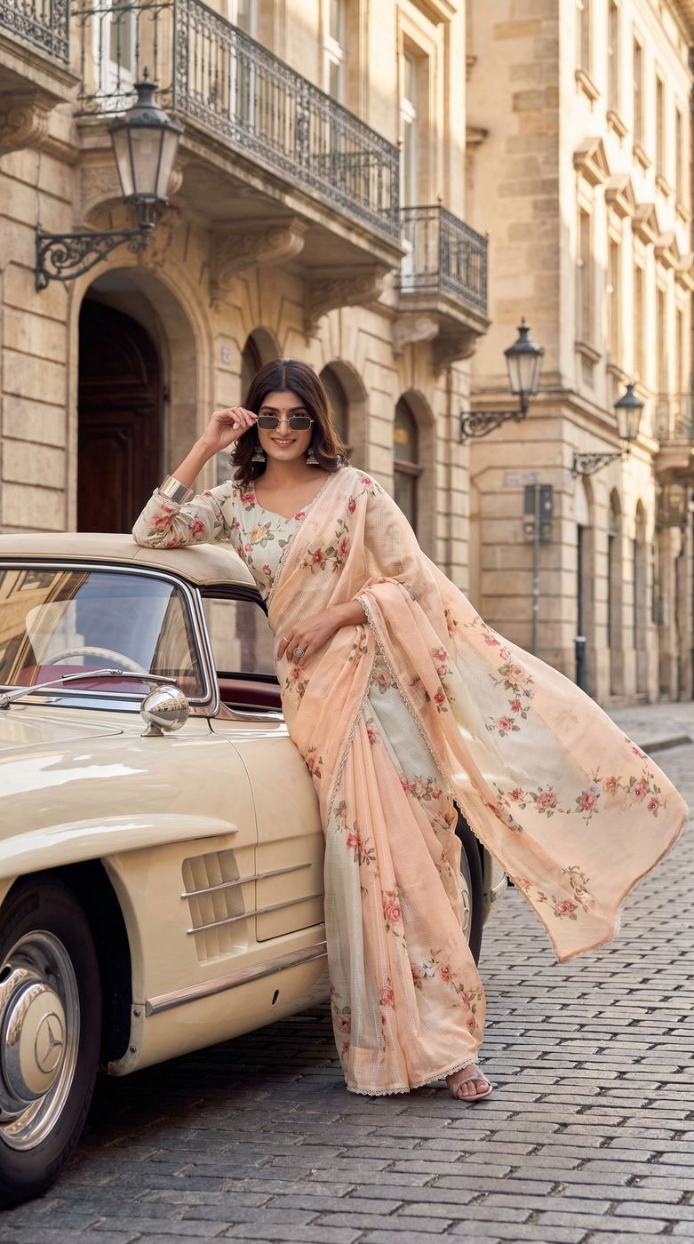 Womantra campaign saree portrait