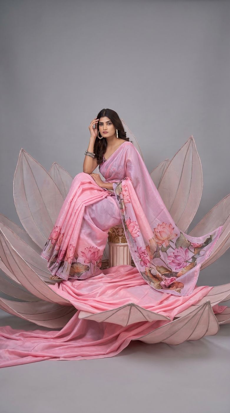 Womantra modern saree portrait